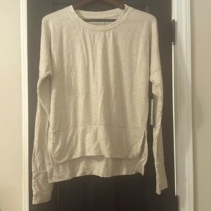 Vie Active Molly sweatshirt size small beige color